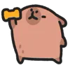 Стикер 4 🙂Capybara-2 - капибара
