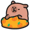 Стикер 14 🙂Capybara-2 - капибара
