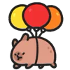 Стикер 30 🙂Capybara-2 - капибара