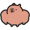 Стикер 6 🙂Capybara-2 - капибара