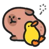 Стикер 16 🙂Capybara-2 - капибара