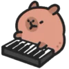 Стикер 47 🙂Capybara-2 - капибара
