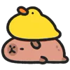 Стикер 11 🙂Capybara-2 - капибара