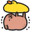 Стикер 35 🙂Capybara-2 - капибара