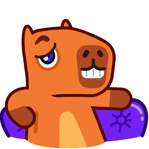 Стикер 8 Capyboy