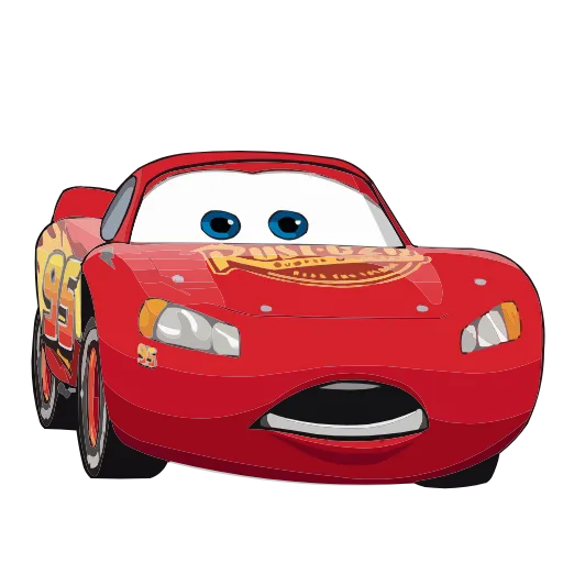Стикер 10 Набор эмоджи по мульту «Cars Тачки» из ВК в HD качестве