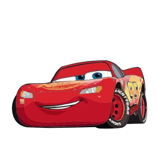 Стикер 9 Набор эмоджи по мульту «Cars Тачки» из ВК в HD качестве