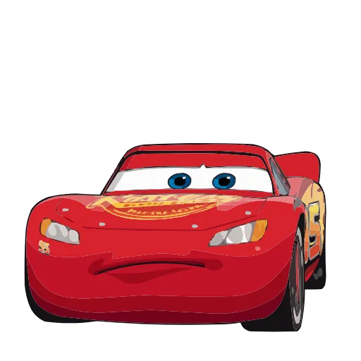 Стикер 36 Набор эмоджи по мульту «Cars Тачки» из ВК в HD качестве