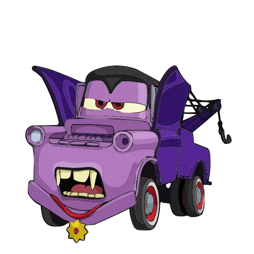 Стикер 25 Набор эмоджи по мульту «Cars Тачки» из ВК в HD качестве