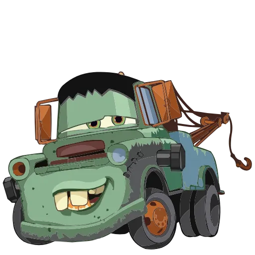 Стикер 60 Набор эмоджи по мульту «Cars Тачки» из ВК в HD качестве