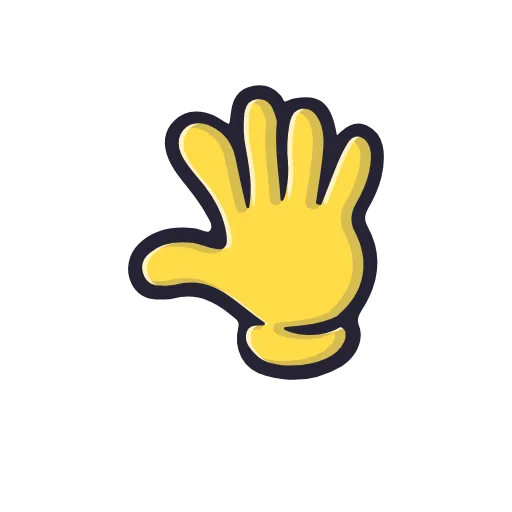 Стикер 2 Cartoon Gestures
