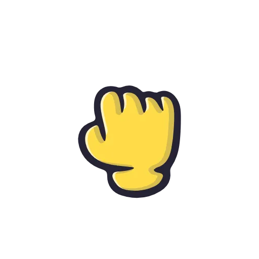 Стикер 12 Cartoon Gestures