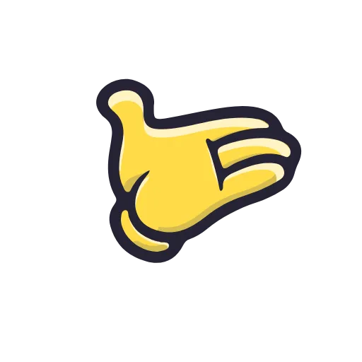 Стикер 15 Cartoon Gestures