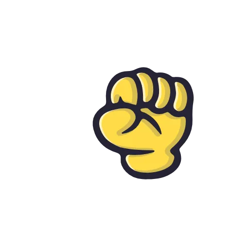 Стикер 11 Cartoon Gestures