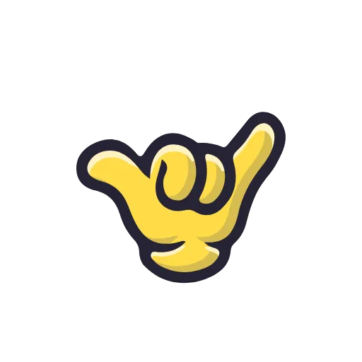 Стикер 17 Cartoon Gestures