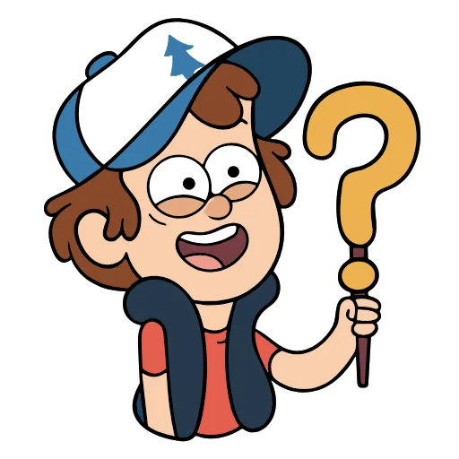 Стикер 52 Gravity Falls