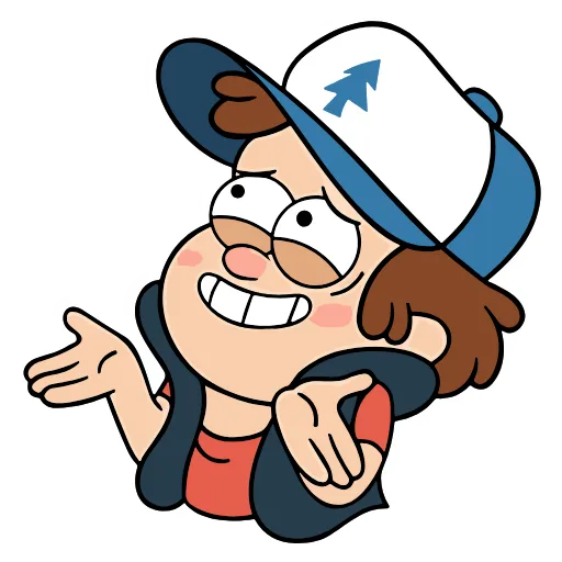 Стикер 50 Gravity Falls