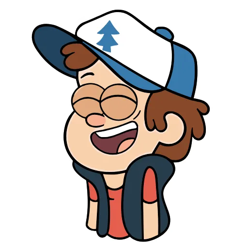 Стикер 53 Gravity Falls