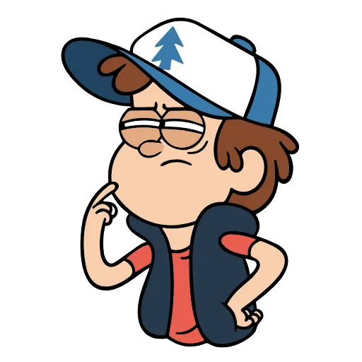 Стикер 51 Gravity Falls