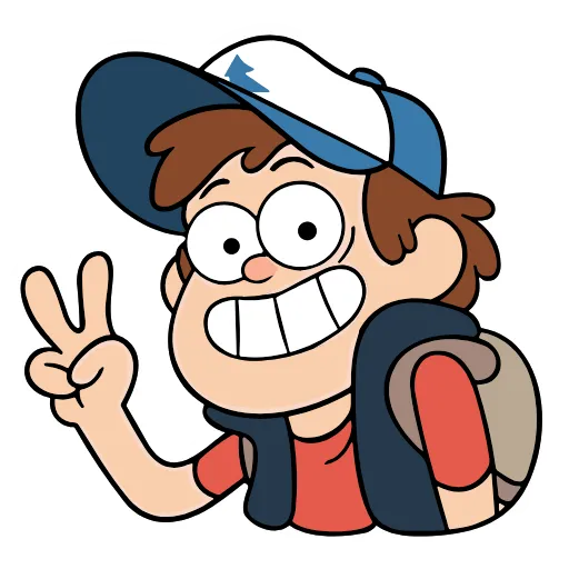 Стикер 49 Gravity Falls