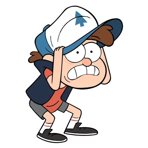 Стикер 47 Gravity Falls