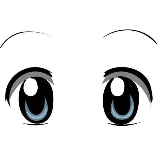 👀 Стикер «Cartoon Eyes» для Telegram