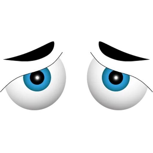 👀 Стикер «Cartoon Eyes» для Telegram