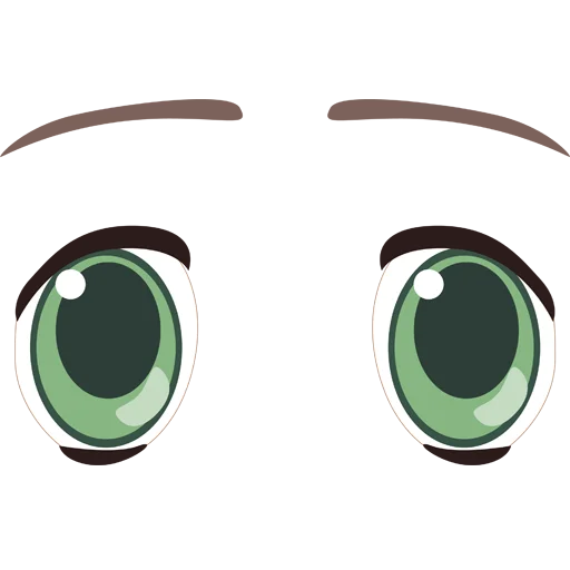 👀 Стикер «Cartoon Eyes» для Telegram