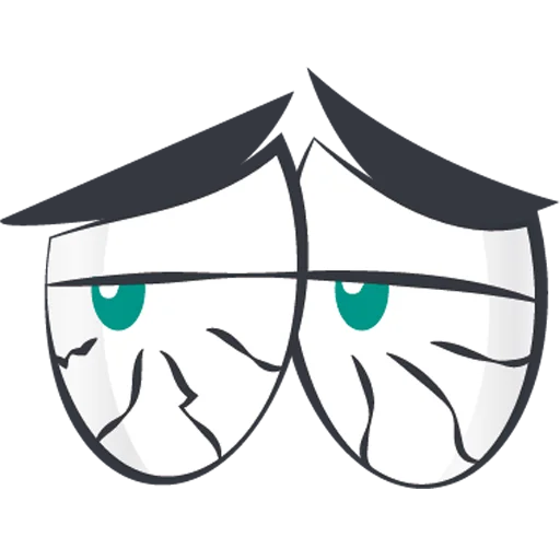 👀 Стикер «Cartoon Eyes» для Telegram