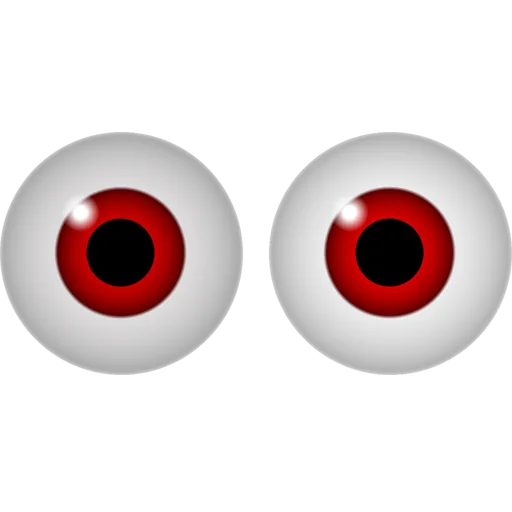 👀 Стикер «Cartoon Eyes» для Telegram