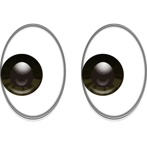 👀 Стикер «Cartoon Eyes» для Telegram