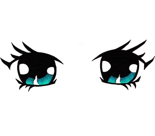 👀 Стикер «Cartoon Eyes» для Telegram