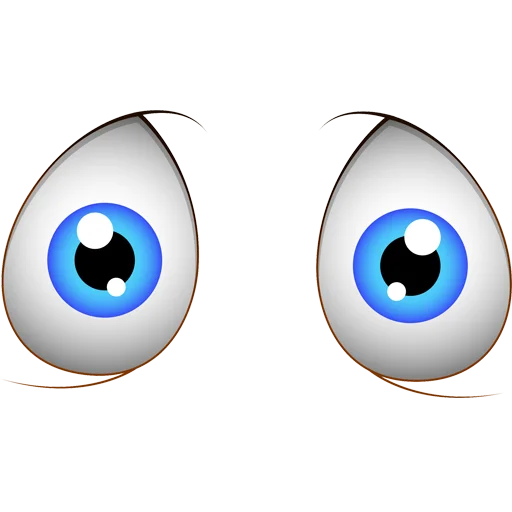 👀 Стикер «Cartoon Eyes» для Telegram