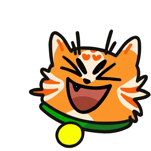 😂 Эмодзи «Рыжий кот Кешбэкс» для Telegram
