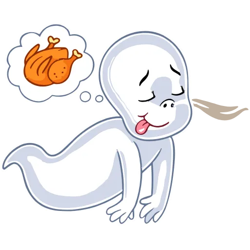 Стикер 23 Набор эмоджи по мульту «Casper Каспер» в HD качестве