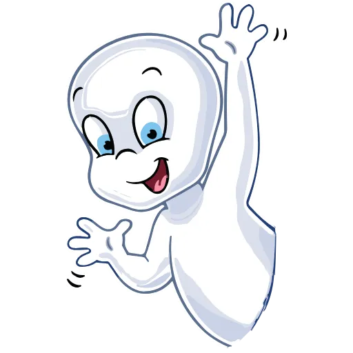 Стикер 5 Набор эмоджи по мульту «Casper Каспер» в HD качестве