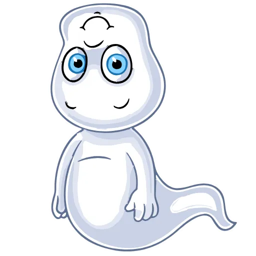 Стикер 15 Набор эмоджи по мульту «Casper Каспер» в HD качестве