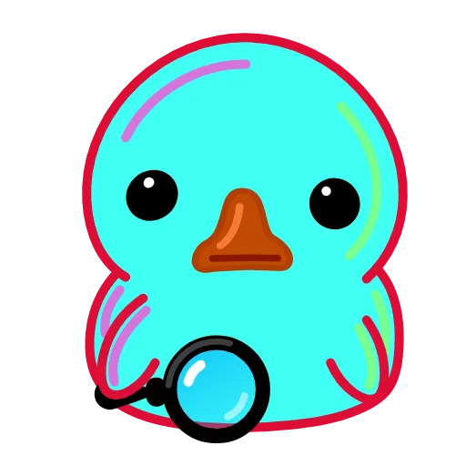 Стикер 18 Утя смайлики / Utya Duck emoji