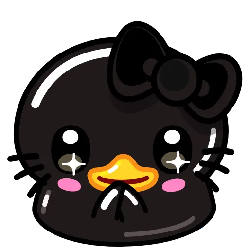 Стикер 10 Утя смайлики / Utya Duck emoji