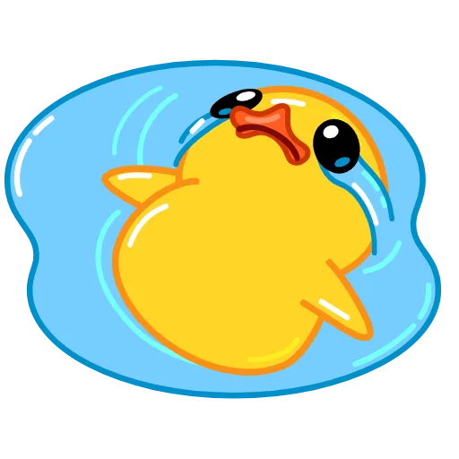 Стикер 32 Утя смайлики / Utya Duck emoji