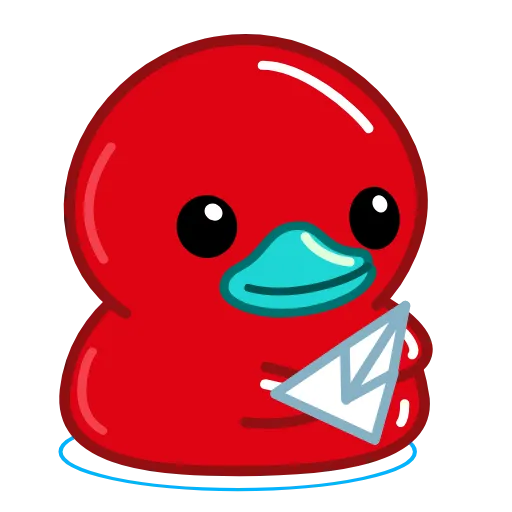 Стикер 7 Утя смайлики / Utya Duck emoji