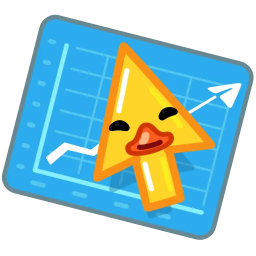 Стикер 43 Утя смайлики / Utya Duck emoji
