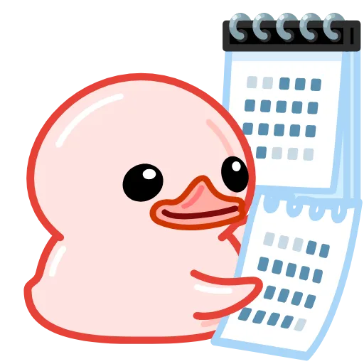 Стикер 19 Утя смайлики / Utya Duck emoji