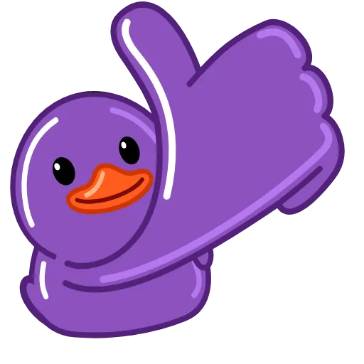 Стикер 6 Утя смайлики / Utya Duck emoji