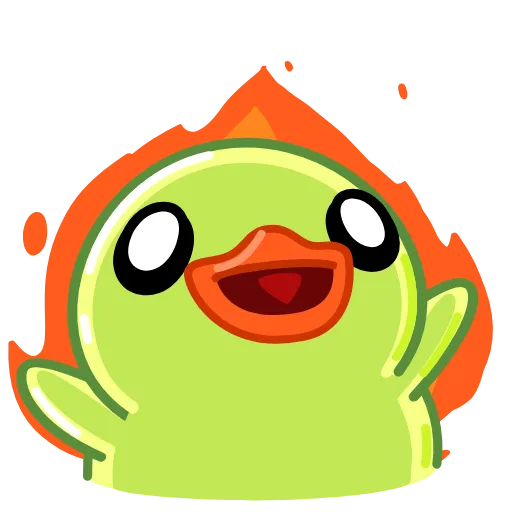 Стикер 14 Утя смайлики / Utya Duck emoji
