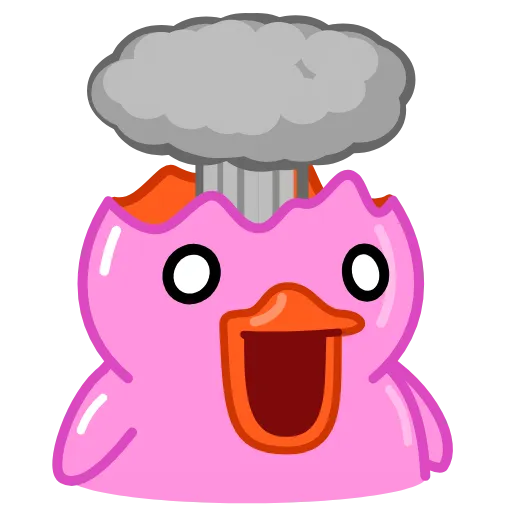 Стикер 16 Утя смайлики / Utya Duck emoji