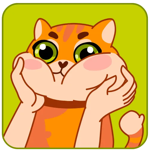 🤗 Эмодзи «Кот Батон» для Telegram