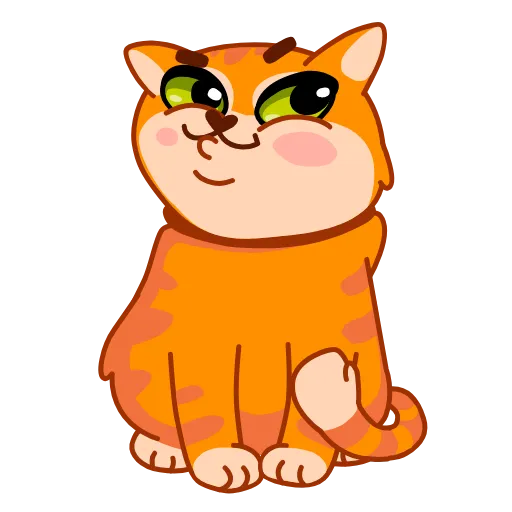 😈 Эмодзи «Кот Батон» для Telegram