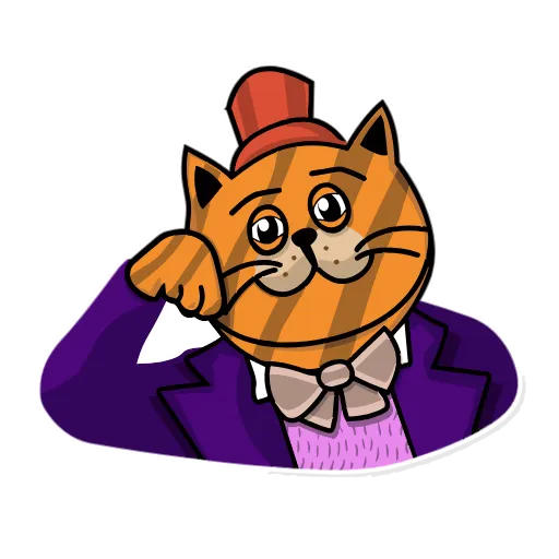 Стикер 15 Cat Busik
