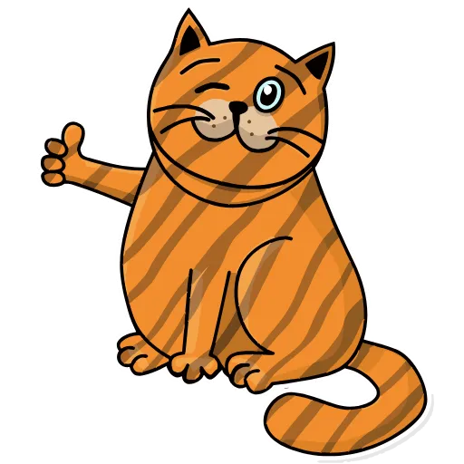 Стикер 10 Cat Busik